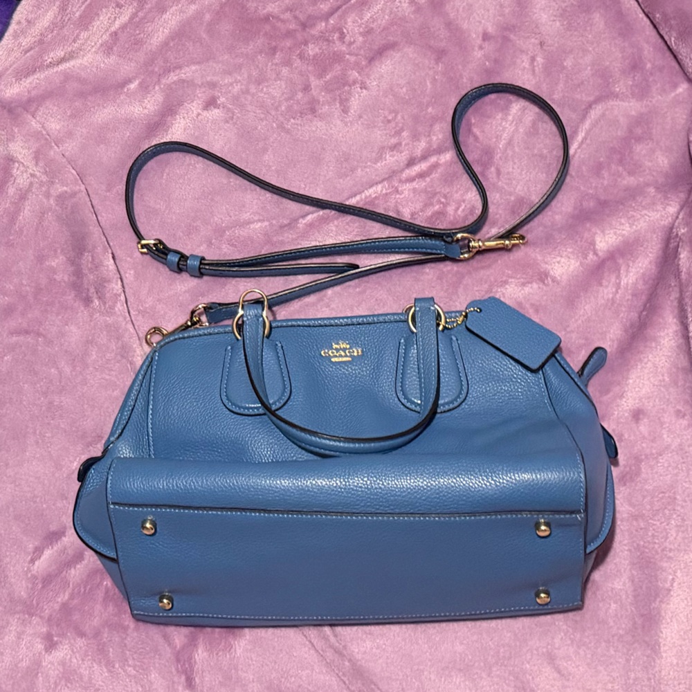 Coach Mini Nolita Satchel in Azure